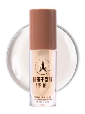 Jeffree Star Coffee Drip Lip Oil — Nude Tan - Coffee Scent New in Box